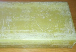 1 lb. yellow beeswax block