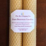 Candles made from pure beeswax hive products from the beehives