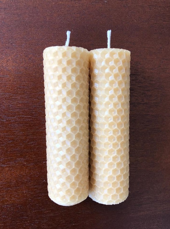 100% Pure Beeswax Spiral Taper Candles (Set of 2) – Bee Better Apiary